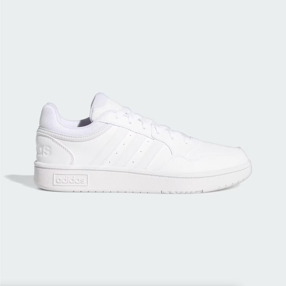 ADIDAS Hoops 3.0 Low Classic Shoes Sneakers White Cloud Dash Gray Sz M8 W10
